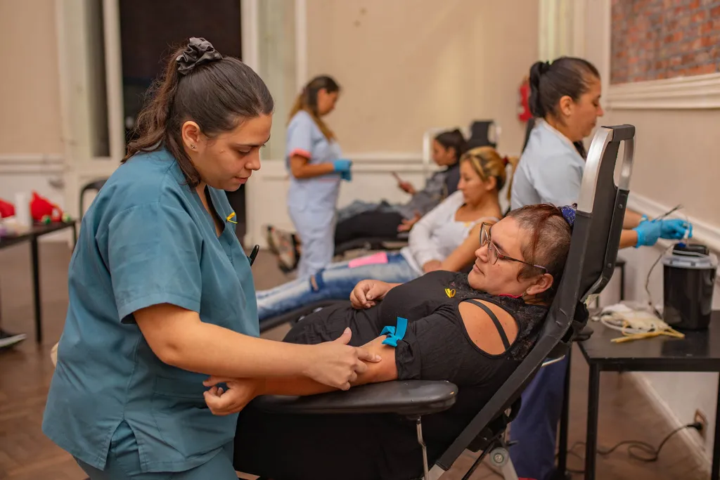 Más de 170 personas donaron sangre en Entre Ríos en las colectas externas de junio