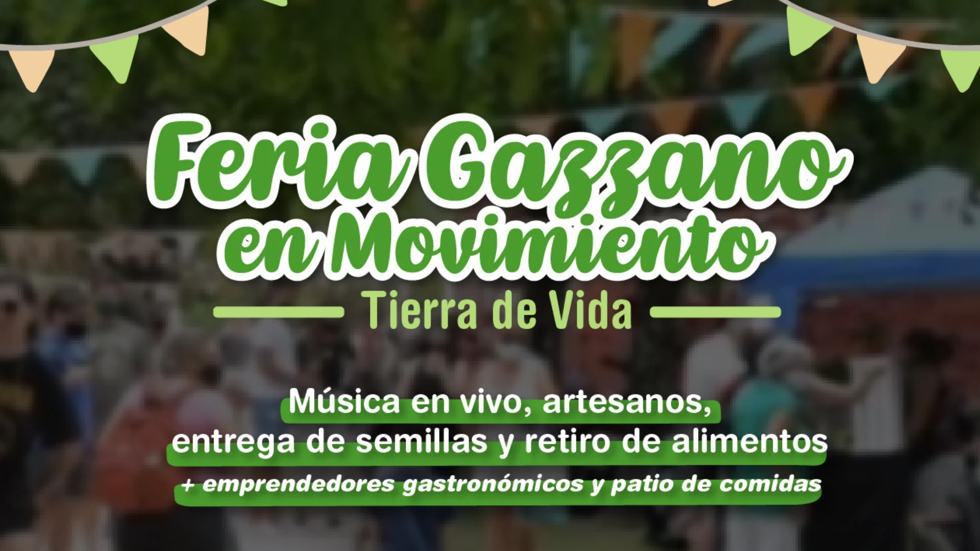 El Parque Gazzano será sede de entrega gratuita de semillas