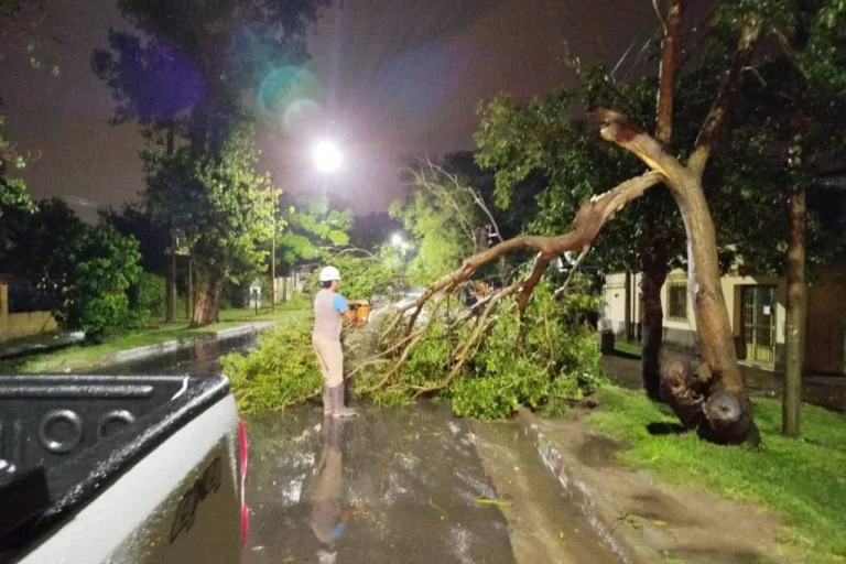 TEMPORAL EN PARANÁ: EVACUADOS, ANEGAMIENTOS Y DESPLIEGUE DE ASISTENICA EN BARRIOS