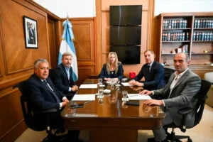 FRIGERIO SE REUNIÓ CON KARINA MILEI Y ANALIZARON OBRAS EN RUTAS NACIONALES