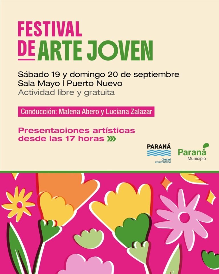 PARANÁ CELEBRARÁ LA PRIMAVERA CON UNA NUEVA EDICIÓN DEL FESTIVAL ARTE JOVEN