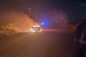 UN AUTO SE INCENDIÓ MIENTRAS CIRCULABA POR UNA RUTA ENTRERRIANA