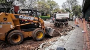 PUSIERON EN MARCHA LA PUESTA EN VALOR DE CALLE 25 DE MAYO Y PREVÉN FINALIZAR LAS OBRAS EN DICIEMBRE